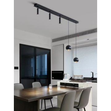 Lustra LED Negru Minimalist lumina neutra DM-G3853/1200