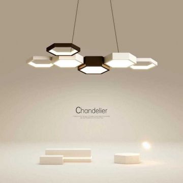 Lustră LED Premium cu Telecomandă WiFi 2.4G, Lumină Rece/Calda/Neutră și Intensitate Reglabilă – Design Modern și Iluminare Adaptabilă DM-G4041
