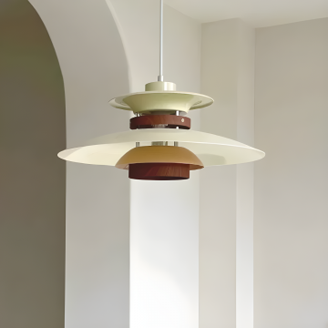 Pendul Exclusivist Alb/Maro cu Design Artistic și Înălțime Reglabilă, DM839/1 – Sophisticare și Eleganță pentru Iluminatul Tău