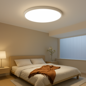 Plafoniera LED IP44 60W Ultra Slim Grosime 2.1cm D40cm 6500K 4000lm DMDS01-500MM-60W Alb