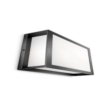 Plafoniera pentru exterior PHILIPS Skies, E27, 42 W, IP44, 26 cm, aluminiu, Antracit
