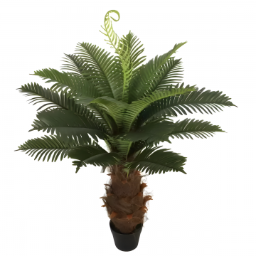 Plantă Artificială Palmier Fără Ghiveci PA04/110, 110cm Verde – Un Accent Exotic pentru Birouri și Acasă