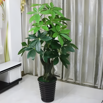 Plantă Artificială Schefflera Arboricola Elegantă Fără Ghiveci PA07/150, 150cm Verde – Răcoritoare și Exotică pentru Orice Spațiu