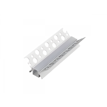 Profil LED Distins, Încastrat pentru Colțuri Interioare – Lungime 2m, Aluminiu Durabil
