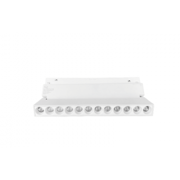 Proiector LED Modern Pliabil cu Șină Magnetică 12W Alb – Lumină Caldă pentru Decoruri Elegante