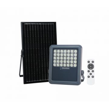 Proiector led SMD cu Panou Solar si telecomanda - 200W/6500k