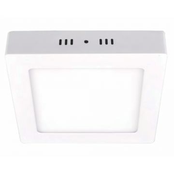 Spot Led Patrat 280X280X37mm, aplicat, 24W=200W, 2700K, lumina calda