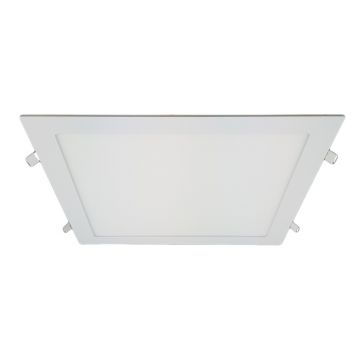 Spot Led Slim Patrat 300x300mm, 24W=200W, 6400K, lumina rece