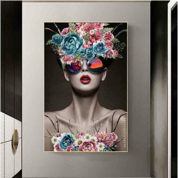 Tablou Portret Floral