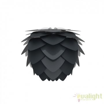 Abajur modern Aluvia 40cm, antracit