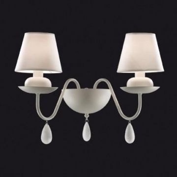 Aplica de perete 2 brate BLANCHE AP2 BIANCO 035598