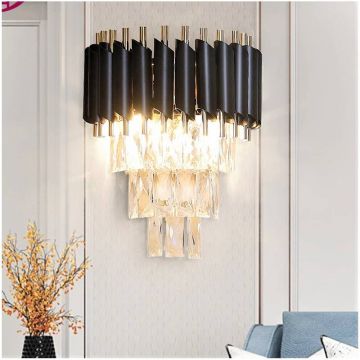 Aplică de Perete de Lux cu Cristale Strălucitoare – Ideală pentru Interioare Elegante și Spații Rafinate
