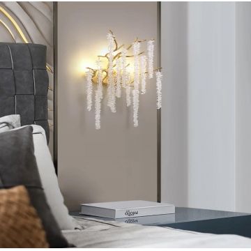 Aplica de Perete, Design Luxos cu Cristale – Accesoriu Elegant pentru Living, Dormitor sau Hol