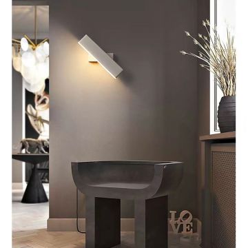 Aplica de Perete, Design Minimalist și Elegant, Alb DM WHITE01 – Iluminat Eficient pentru Spații Moderne