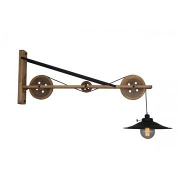 Aplica de perete design rustic-industrial HL-318W-1S3 MELKOR 77-3185 HL