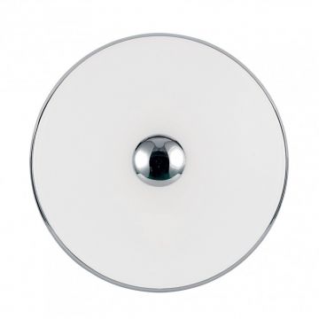 Aplica de perete, Plafoniera cromata cu neon, diametru 53cm AUDI-51 PL2 D53 Cromo 019604