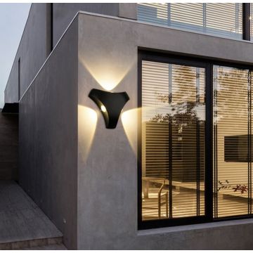 Aplica Exterior, 10cm, DM987, Negru – Soluție Stilată pentru Iluminat în Aer Liber