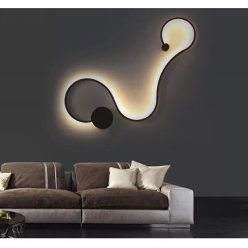 Aplica LED Contemporană cu Iluminare Versatilă, DM9519, Negru – Accesoriu Modern pentru Decorul Urban