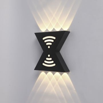 Aplica LED Elegantă de Exterior , Negru – Luminozitate de 750 lm pentru Spații Exterioare de Lux