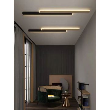 Aplică LED Elegantă Negru/Alb 3929 BK+WH 80CM – Iluminare Modernă pentru Camere și Birouri