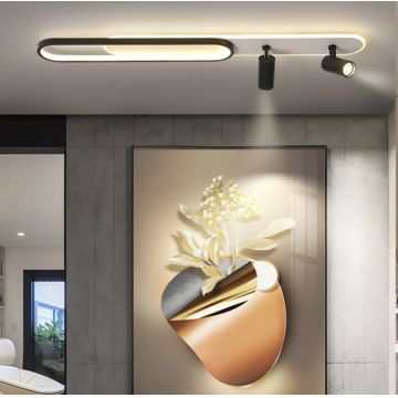 Aplică LED Modernă Negru DM106-60 – Proiector pentru Iluminare Direcționată în Spații Contemporane