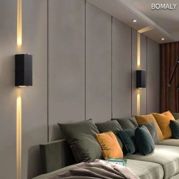 Aplica LED Premium de Fațadă DM10, Negru – Iluminare Modernă și Durabilă pentru Fațade de Lux