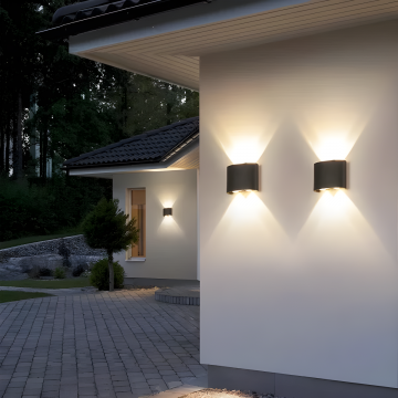 Aplica LED Premium de Fațadă Epistar 4 LED 4W – Iluminat Durabil și Modern pentru Clădiri de Lux
