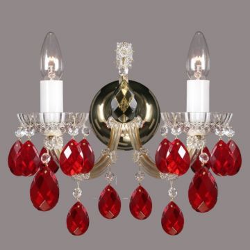Aplica Maria Theresa cristal Bohemia N24 050/02/1 ruby