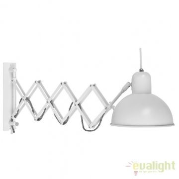 Aplica moderna cu brat extensibil ABERDEEN alb ABERDEEN/W/W