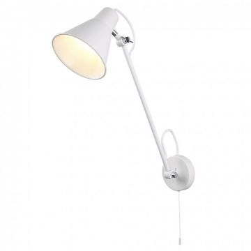 Aplica moderna design retro Triple Joint alb/crom 6302WH SRT