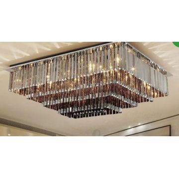 Candelabru de Lux Cristal, 40x40cm – Iluminare Elegantă și Strălucitoare pentru Interioare Premium