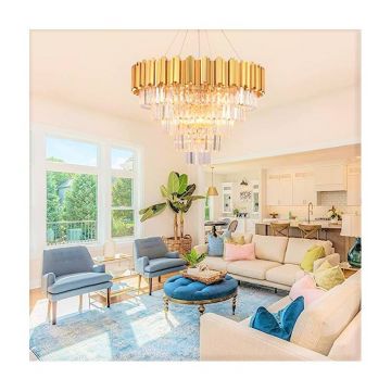 Candelabru Elegant de Lux cu Cristale – Ideal pentru Spații Premium și Atmosfere Sofisticate