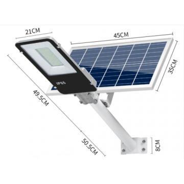 Lampa Solară 100W cu Telecomandă, Suport Metalic și Senzor de Lumină – Iluminare Eficientă și Durabilă pentru Spații Externe