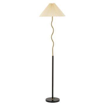 Lampadar Closy, Mauro Ferretti, 1 x E27, 40W, 46x172 cm, fier, negru/auriu