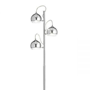 Lampadar, lampa de podea cu 3 Globuri cromate DISCOVERY PT3 017754
