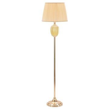 Lampadar Lot, Mauro Ferretti, 1 x E27, 40W, 40x160 cm, fier/ceramica, auriu/crem