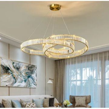 Lustră de Lux, design minimalist cu telecomandă, DM9062/800 GD – Perfectă pentru Living și Birou Modern
