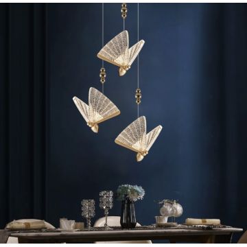 Lustră de Lux DM13023 – Design Rafinant și Iluminare Modernă pentru Interioare Contemporane