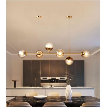 Lustră Elegantă Luxury, DM557/6 Auriu – Strălucire Distinsă pentru Dormitoare și Holuri de Lux