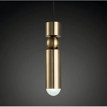 Lustră Elegantă Pendul DM7702/1 – Iluminare Rafinate și Accente Aurii pentru Birouri și Dormitoare