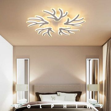 Lustră LED de Lux, Design Artistic cu Ramificații și Iluminare Eficientă – Ideală pentru Spații Elegante și Rafinante