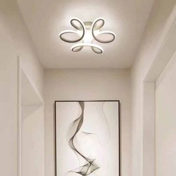 Lustră LED de Lux, Design Multifuncțional, Alb – Ideală pentru Iluminat Modern și Spații Elegante