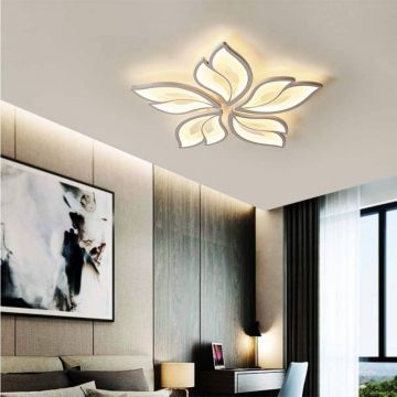 Lustră LED, Design Artistic și Premium, Alb 6553/5-WH – Iluminare Eficientă pentru Camere și Birouri