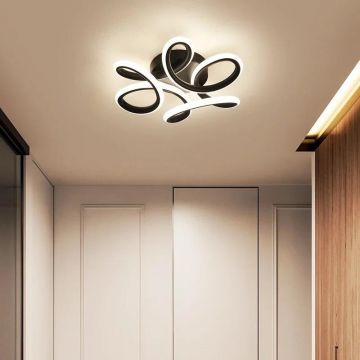 Lustră LED Inovatoare, Design Multifuncțional, DM 1oct Bl, Negru – O Alegere Premium pentru Iluminat Personalizat și Spații Stilate