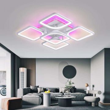 Lustră LED Inovatoare Inteligentă cu Control prin Telecomandă – O Alegere Premium pentru Iluminat Modern și Spații Stilate