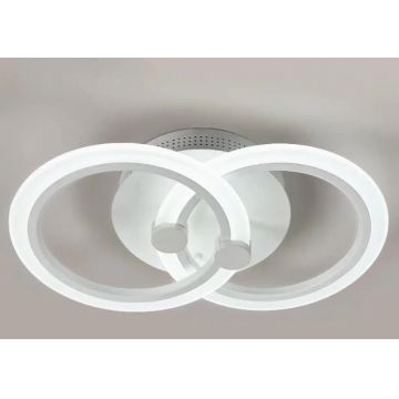 Lustră LED Inteligentă cu Telecomandă DM 2CWT 35W – Luminozitate Reglabilă și CCT pentru Iluminat Modern și Elegant