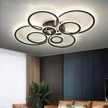 Lustră LED Modernă cu Telecomandă 6601/2 X 4 Maro – O Alegere Elegantă pentru Interioare de Lux