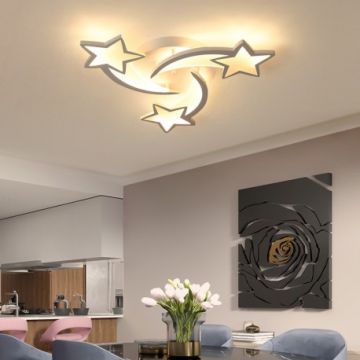 Lustră LED Premium, Design Stelar și Iluminare Eficientă – Perfectă pentru Iluminat Modern în Interioare Rafinante