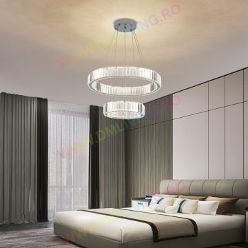 Lustră LED Premium DM 7106-550CH – Iluminare Modernă și Elegantă pentru Spații Interioare de Lux