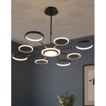 Lustră LED Premium DM290/8 – Design Contemporan și Iluminare Dinamică pentru Interioare Stilate